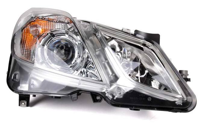 Mercedes Headlight Assembly - Passenger Side (Halogen) 2078205461 - Hella 009647981